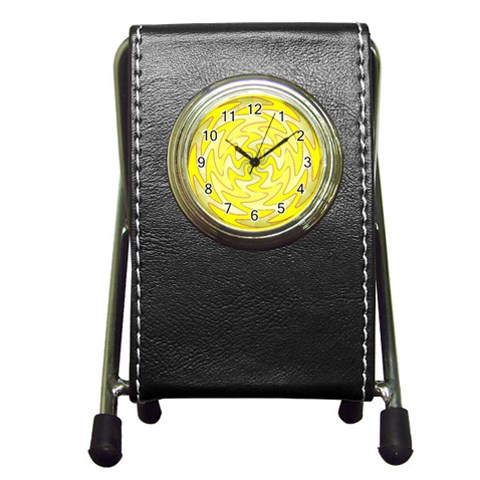 Vibration Pen Holder Desk Clock from ArtsNow.com Front