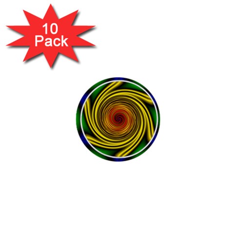 Vortex 1  Mini Button (10 pack)  from ArtsNow.com Front