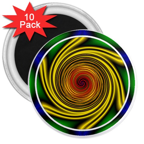 Vortex 3  Magnet (10 pack) from ArtsNow.com Front