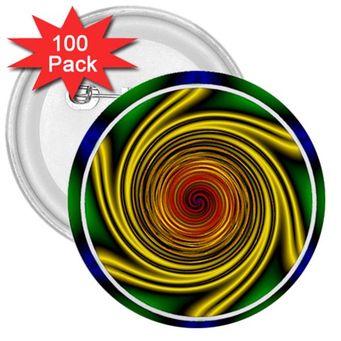 Vortex 3  Button (100 pack) from ArtsNow.com Front