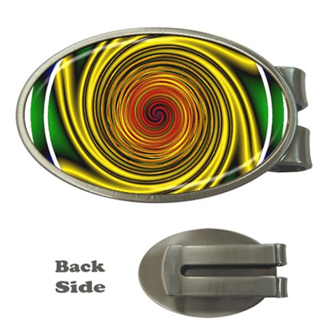 Vortex Money Clip (Oval) from ArtsNow.com Front