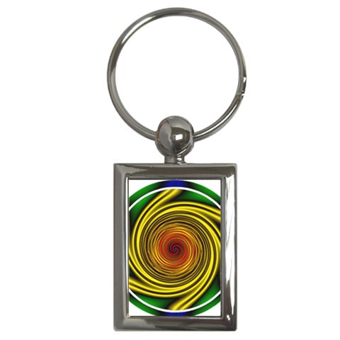 Vortex Key Chain (Rectangle) from ArtsNow.com Front