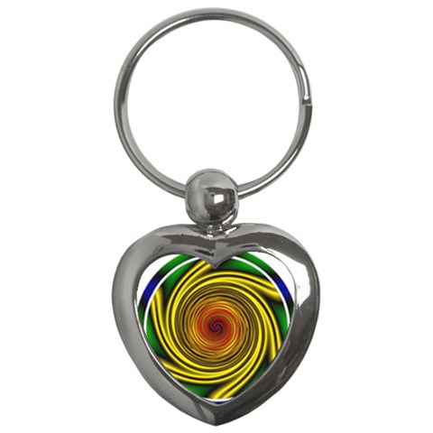 Vortex Key Chain (Heart) from ArtsNow.com Front