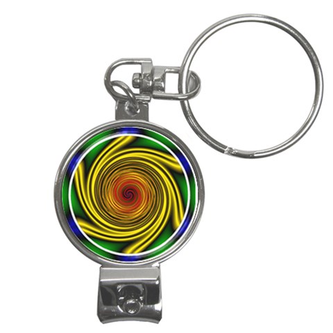 Vortex Nail Clippers Key Chain from ArtsNow.com Front