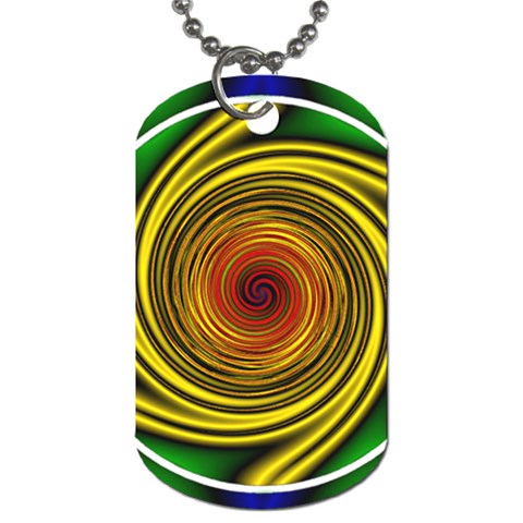 Vortex Dog Tag (One Side) from ArtsNow.com Front