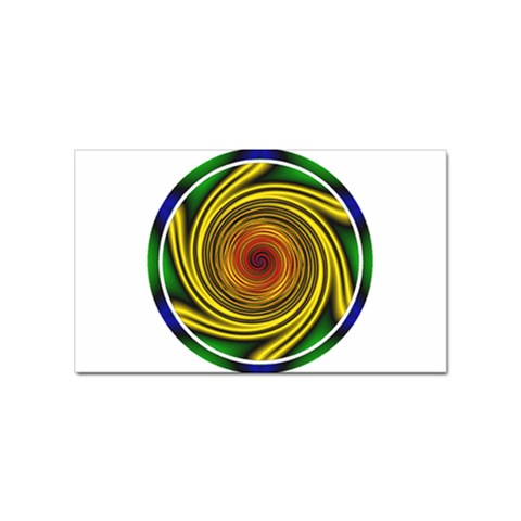 Vortex Sticker Rectangular (10 pack) from ArtsNow.com Front