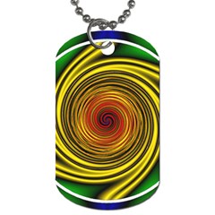 Vortex Dog Tag (Two Sides) from ArtsNow.com Back