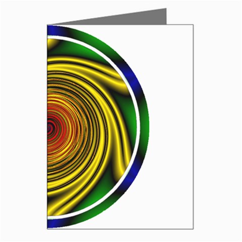 Vortex Greeting Card from ArtsNow.com Left