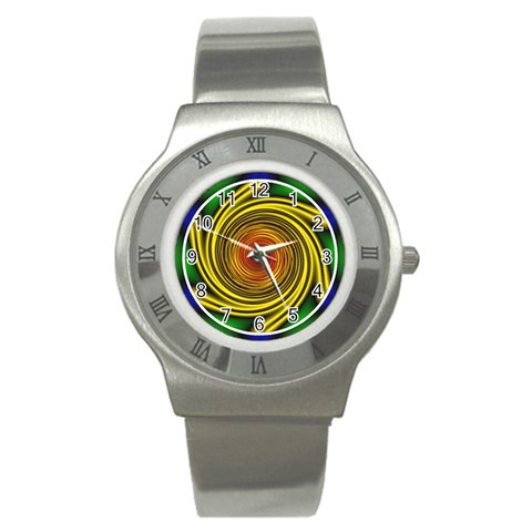 Vortex Stainless Steel Watch from ArtsNow.com Front