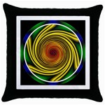 Vortex Throw Pillow Case (Black)