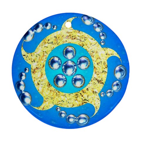 Water Energy Ornament (Round) from ArtsNow.com Front