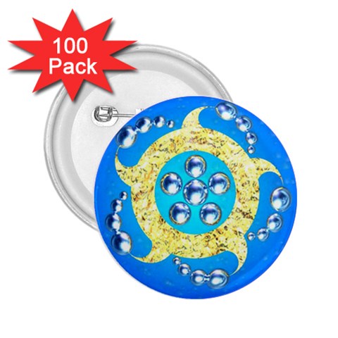 Water Energy 2.25  Button (100 pack) from ArtsNow.com Front