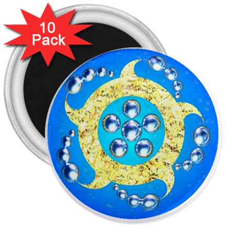 Water Energy 3  Magnet (10 pack) from ArtsNow.com Front