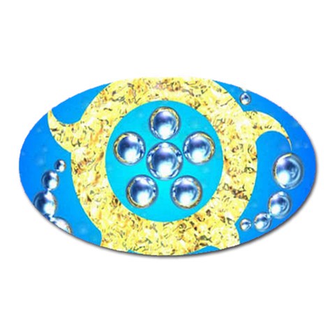 Water Energy Magnet (Oval) from ArtsNow.com Front