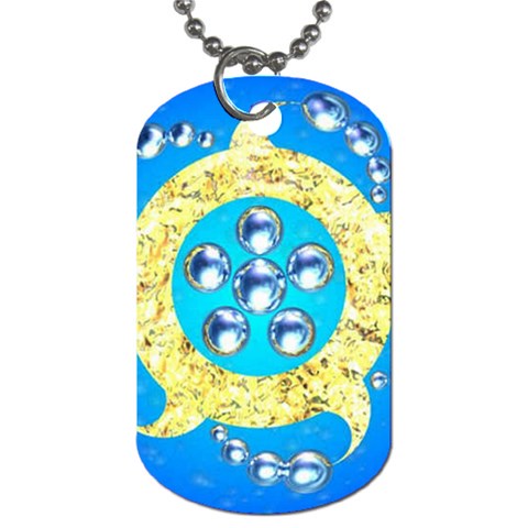 Water Energy Dog Tag (One Side) from ArtsNow.com Front