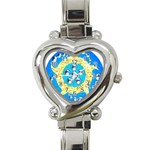 Water Energy Heart Italian Charm Watch