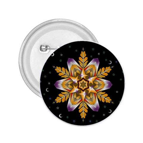 Water Harmony 2.25  Button from ArtsNow.com Front