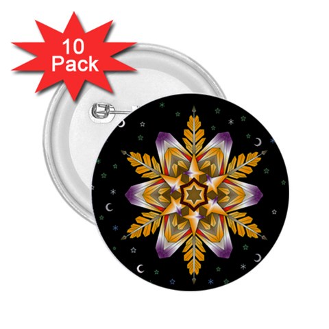 Water Harmony 2.25  Button (10 pack) from ArtsNow.com Front