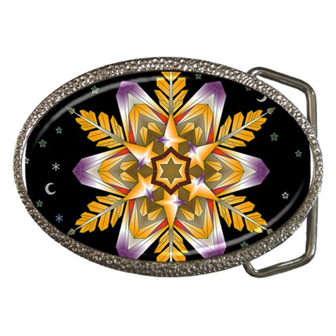 Water Harmony Belt Buckle from ArtsNow.com Front