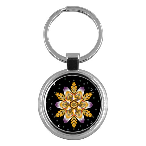 Water Harmony Key Chain (Round) from ArtsNow.com Front