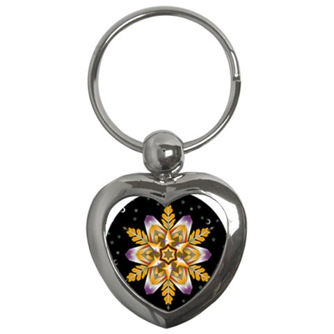 Water Harmony Key Chain (Heart) from ArtsNow.com Front