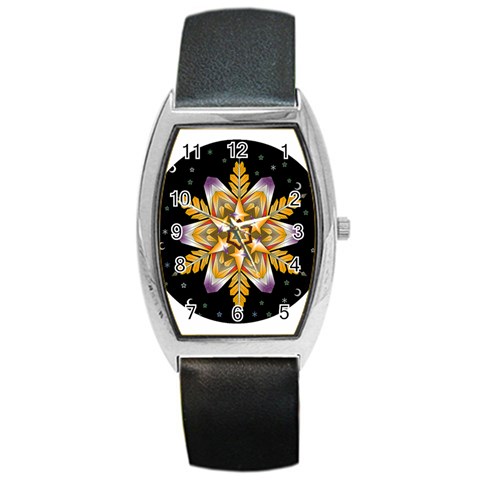 Water Harmony Barrel Style Metal Watch from ArtsNow.com Front