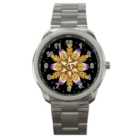 Water Harmony Sport Metal Watch from ArtsNow.com Front