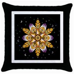 Water Harmony Throw Pillow Case (Black)