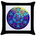 Wisdom Throw Pillow Case (Black)