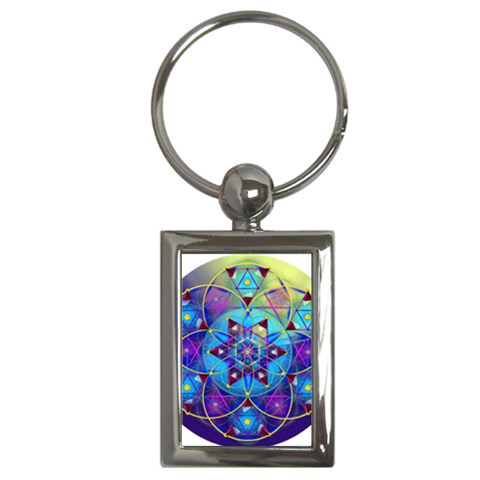 Wisdom Key Chain (Rectangle) from ArtsNow.com Front