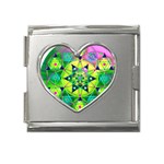 Wisdom Mega Link Heart Italian Charm (18mm)