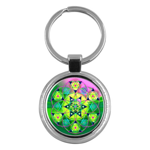 Wisdom Key Chain (Round) from ArtsNow.com Front