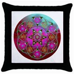 Wisdom Throw Pillow Case (Black)