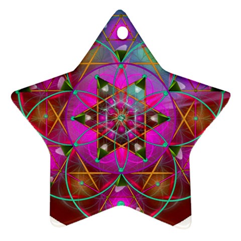 Wisdom Ornament (Star) from ArtsNow.com Front