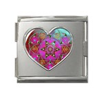 Wisdom Mega Link Heart Italian Charm (18mm)