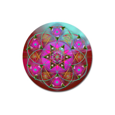 Wisdom Magnet 3  (Round) from ArtsNow.com Front