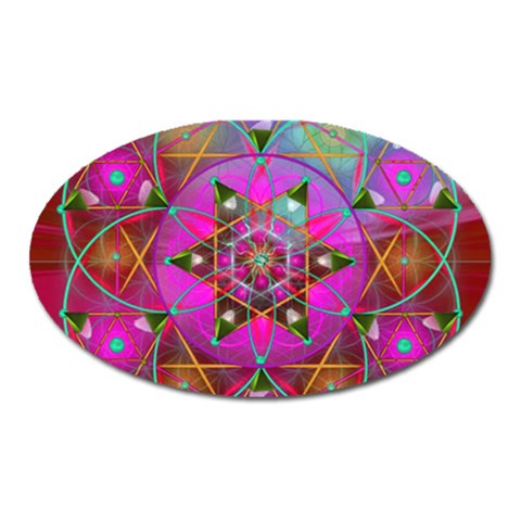 Wisdom Magnet (Oval) from ArtsNow.com Front