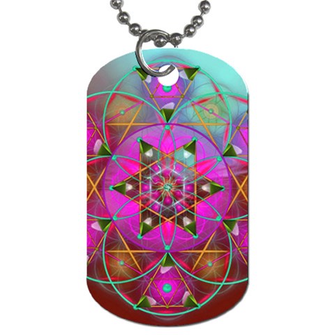 Wisdom Dog Tag (One Side) from ArtsNow.com Front