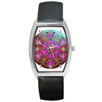 Wisdom Barrel Style Metal Watch