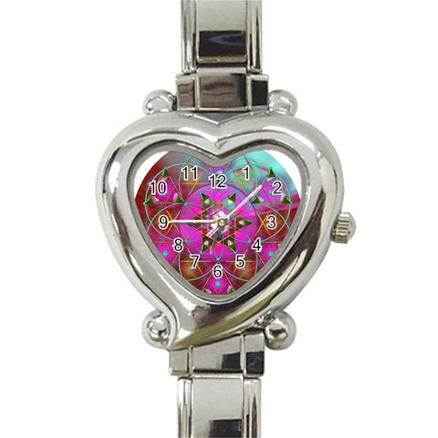 Wisdom Heart Italian Charm Watch from ArtsNow.com Front