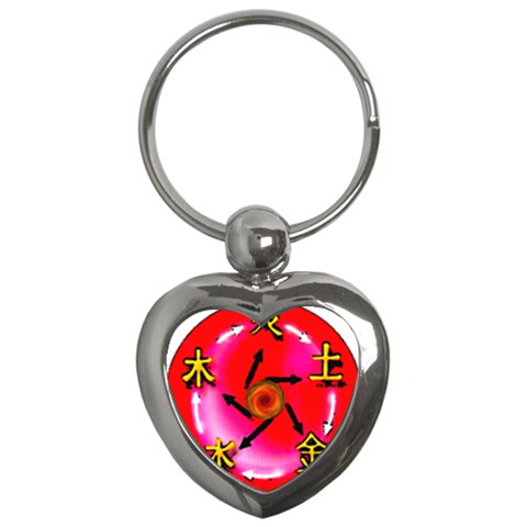 5 Elements Key Chain (Heart) from ArtsNow.com Front