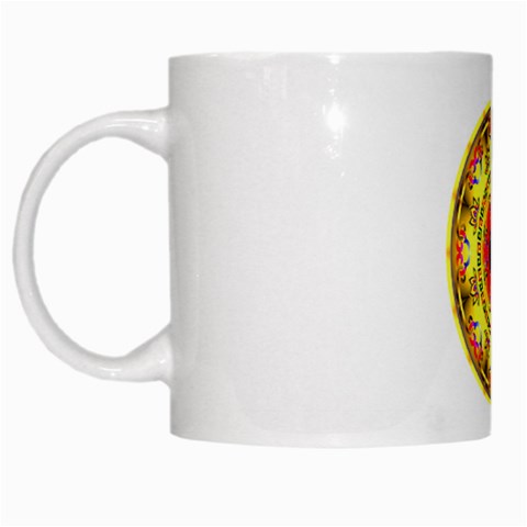 YinYang White Mug from ArtsNow.com Left