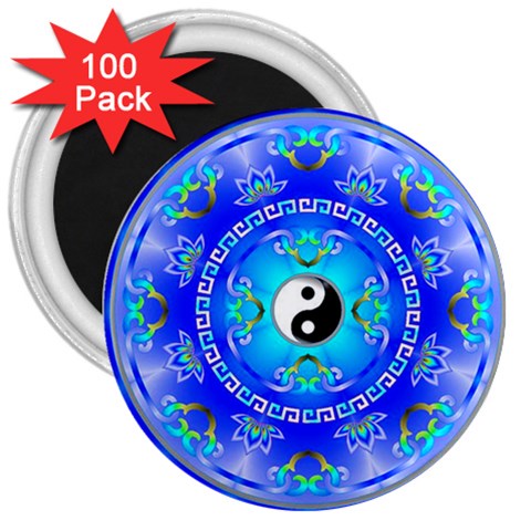 YinYang 3  Magnet (100 pack) from ArtsNow.com Front