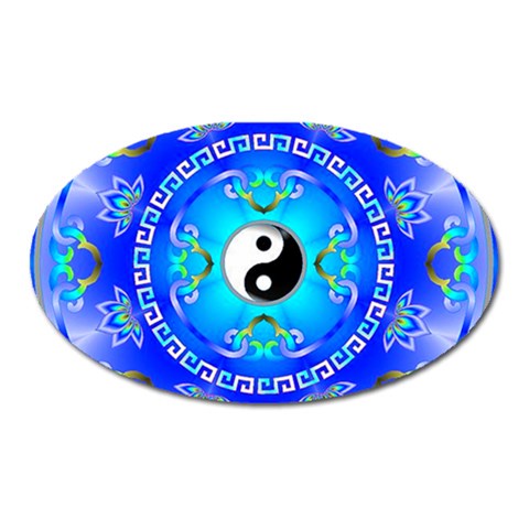 YinYang Magnet (Oval) from ArtsNow.com Front