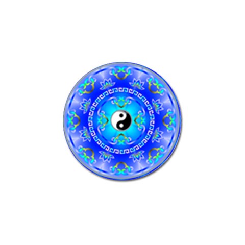 YinYang Golf Ball Marker from ArtsNow.com Front