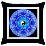 YinYang Throw Pillow Case (Black)