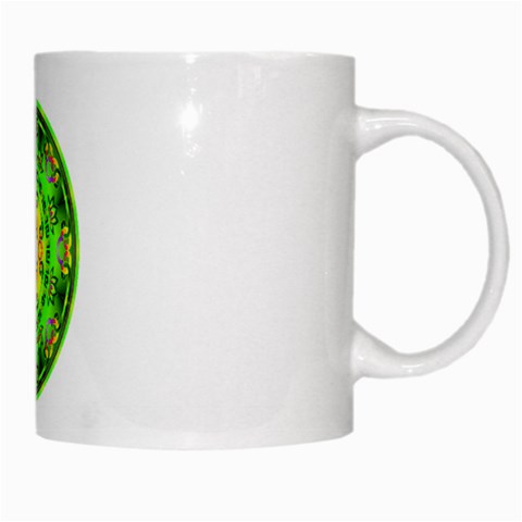 YinYang White Mug from ArtsNow.com Right