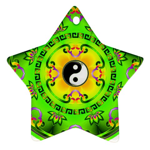 YinYang Ornament (Star) from ArtsNow.com Front