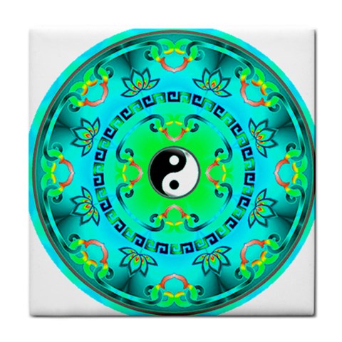 YinYang Tile Coaster from ArtsNow.com Front