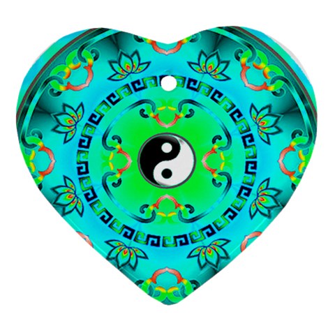 YinYang Ornament (Heart) from ArtsNow.com Front